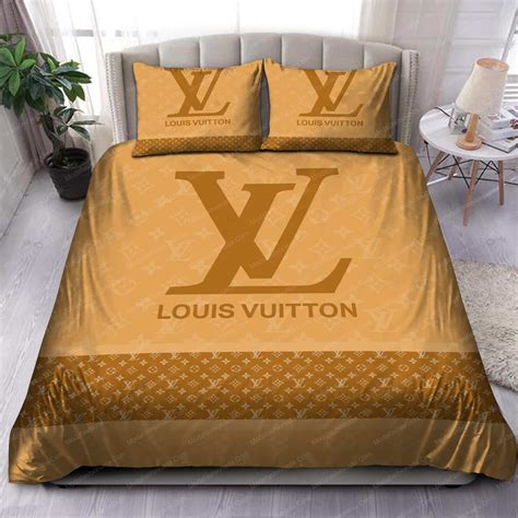 louis vuitton comforter set curtains|Louis Vuitton bedspread set.